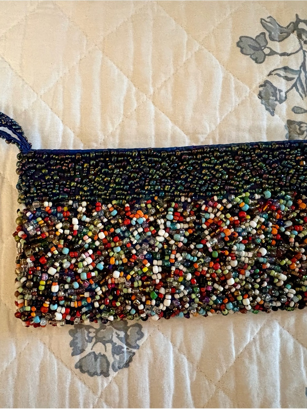 Beaded Multicolor Wristlet Clutch - Women Bags